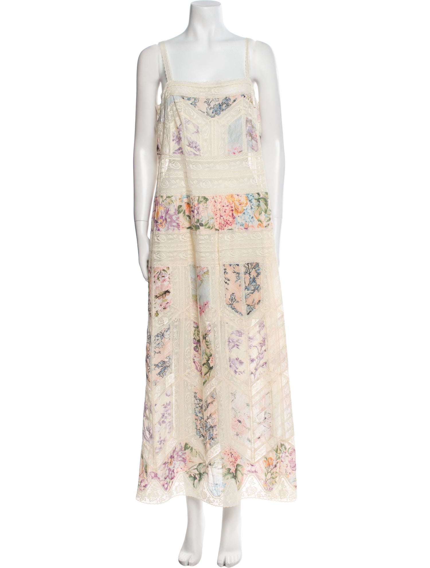 Zimmermann Floral Print Long Dress