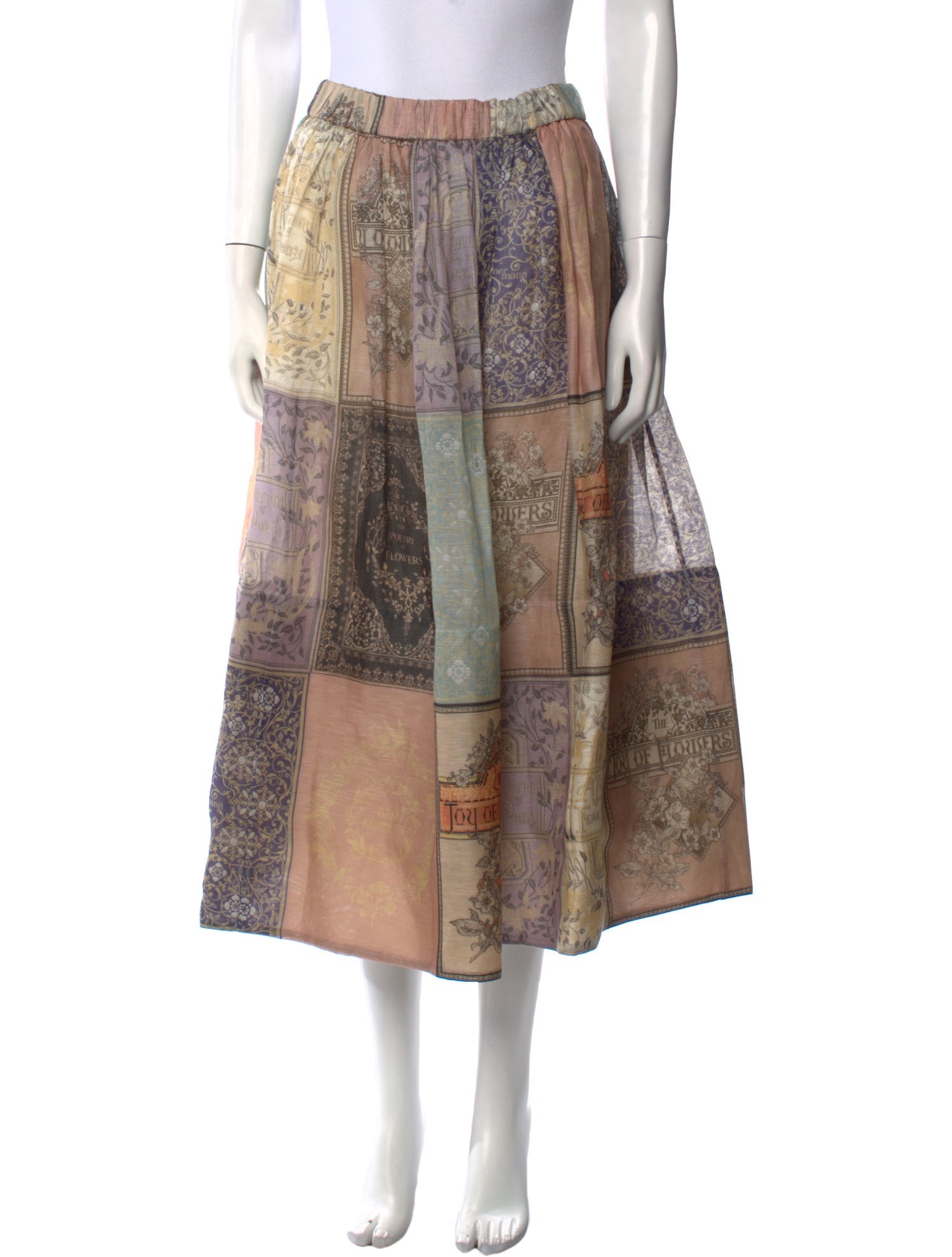 Zimmermann Linen Midi Length Skirt