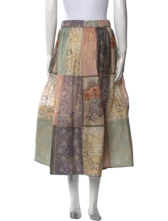 Zimmermann Linen Midi Length Skirt