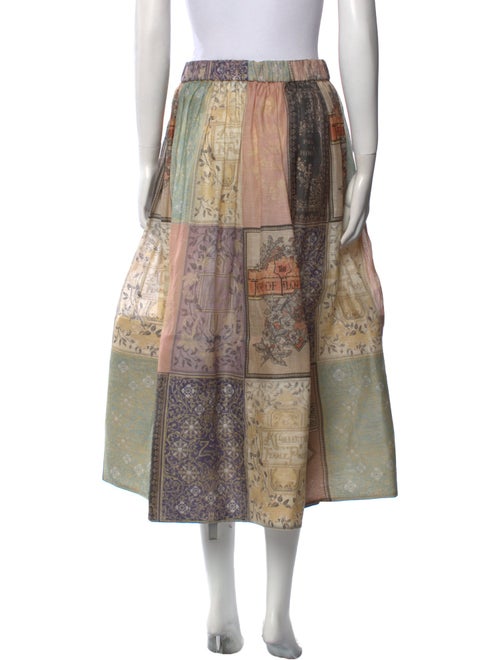 Zimmermann Linen Midi Length Skirt