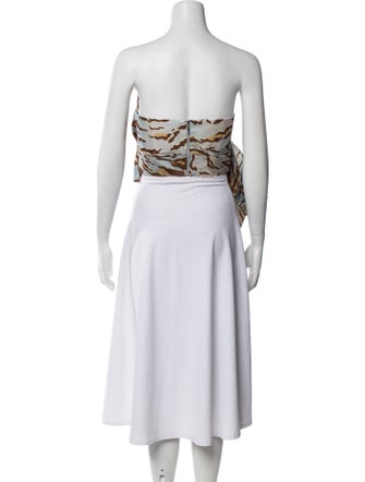 Zimmermann Silk Printed Crop Top