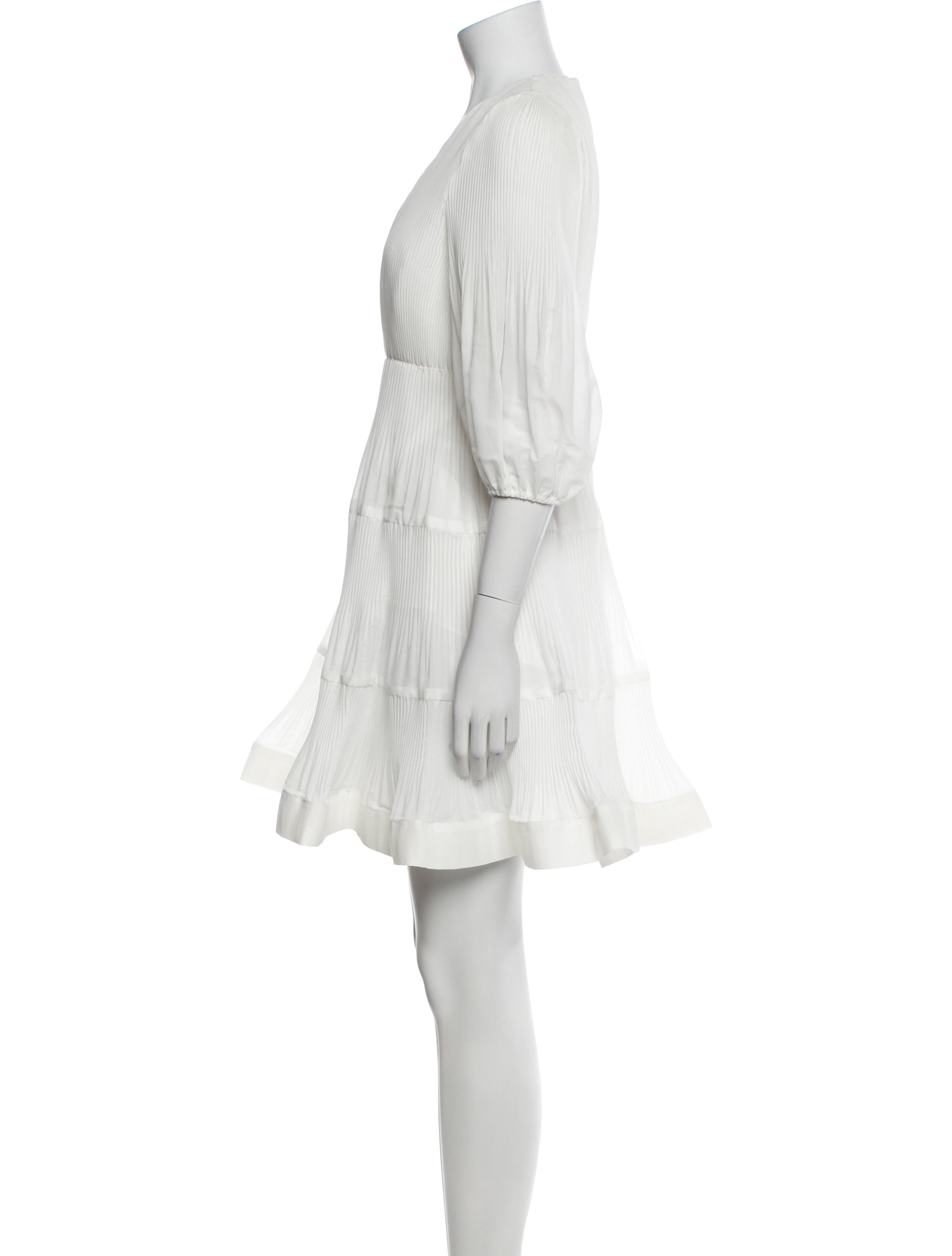 Zimmermann V-Neck Mini Dress