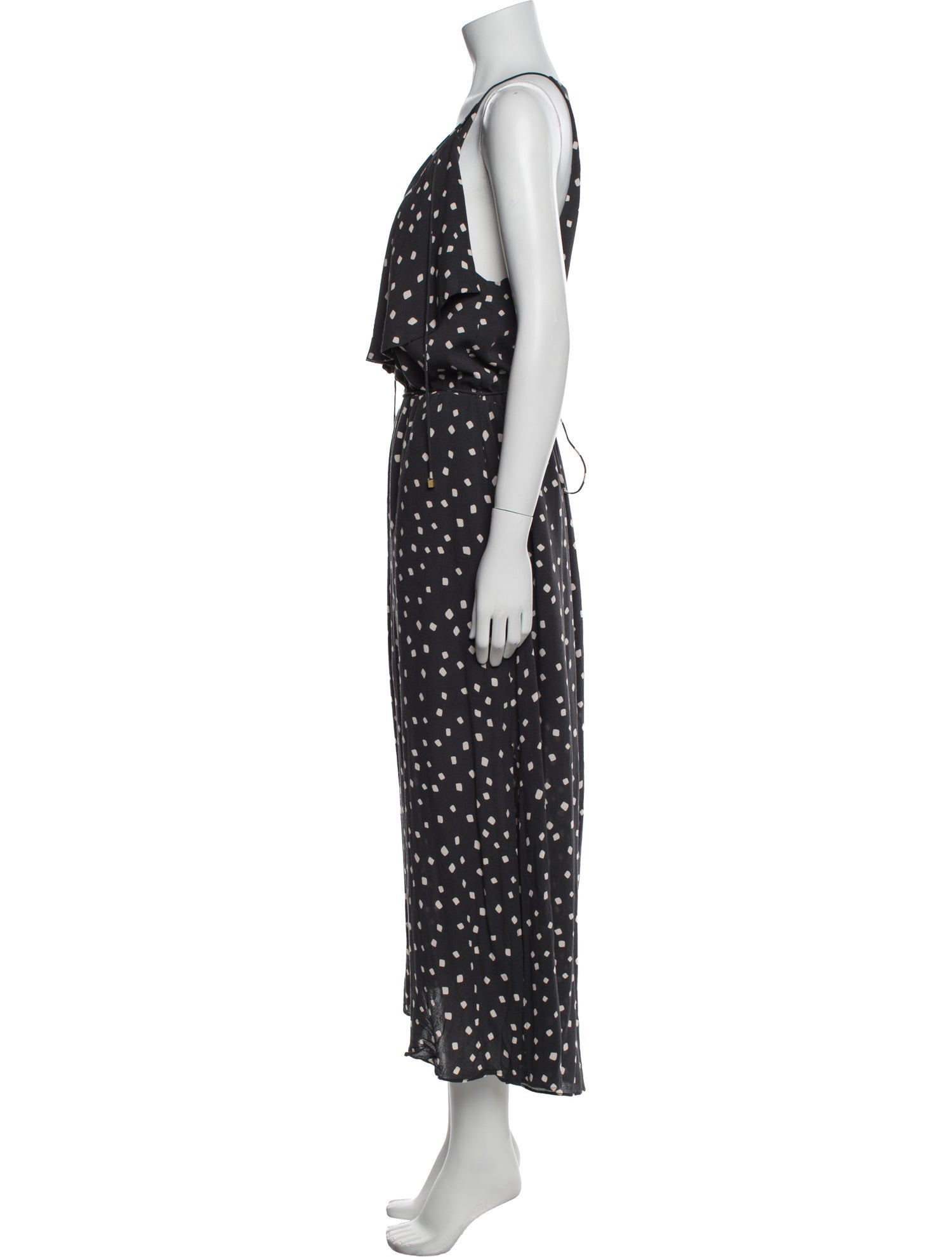 Zimmermann Polka Dot Print Long Dress
