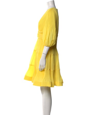 Zimmermann V-Neck Knee-Length Dress