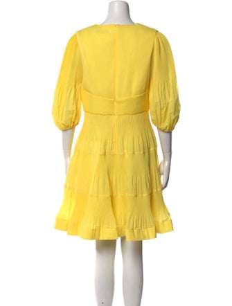 Zimmermann V-Neck Knee-Length Dress