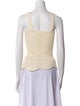 Zimmermann Square Neckline Sleeveless Crop Top