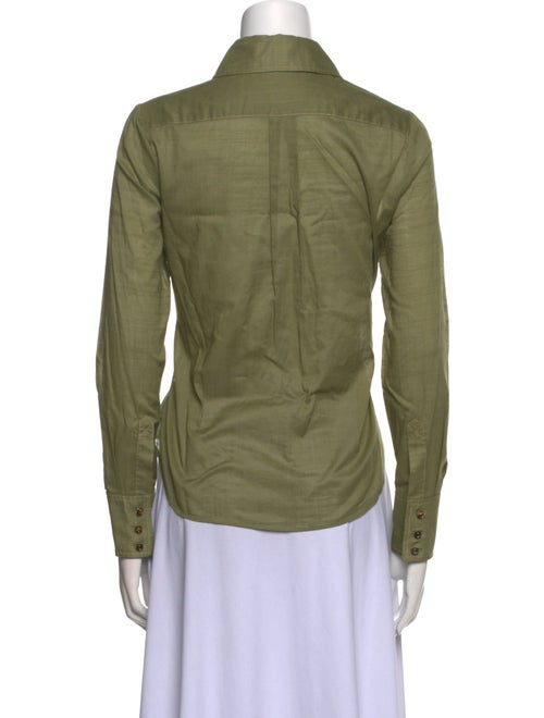 Zimmermann Long Sleeve Button-Up Top