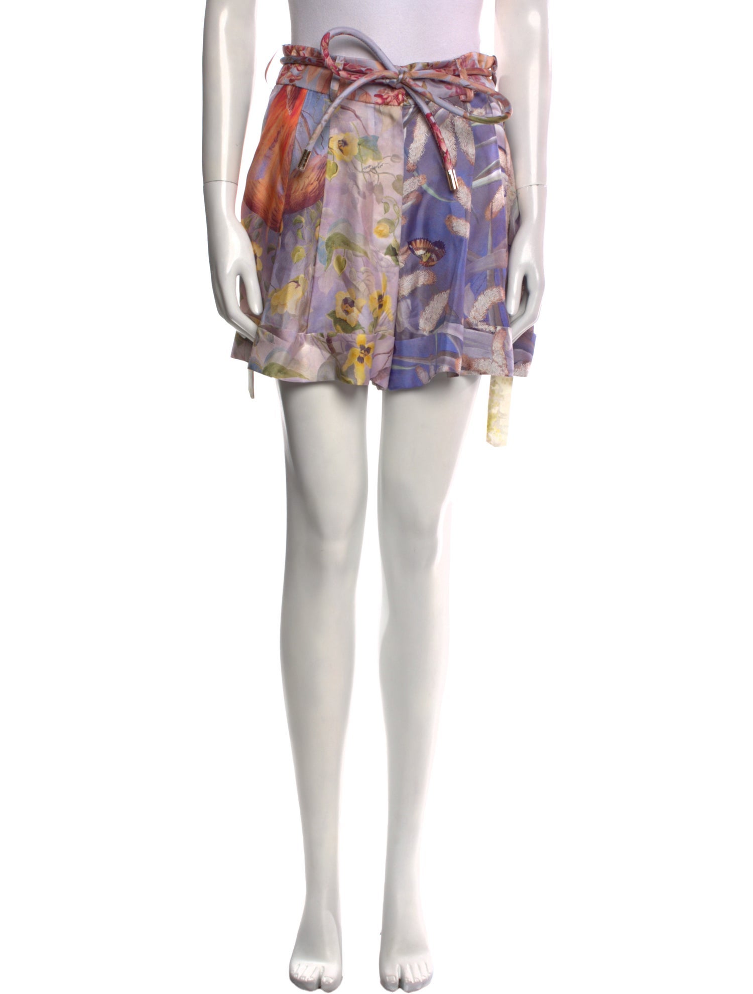 Zimmermann Silk Mini Shorts