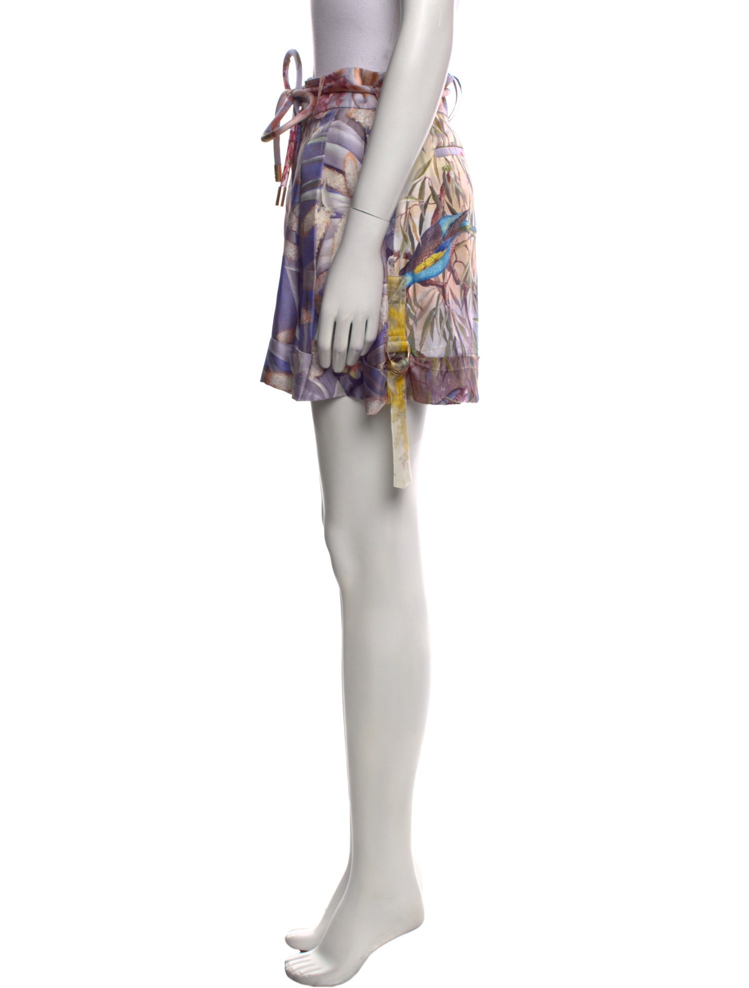 Zimmermann Silk Mini Shorts