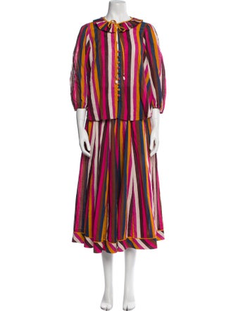 Zimmermann Striped Skirt Set
