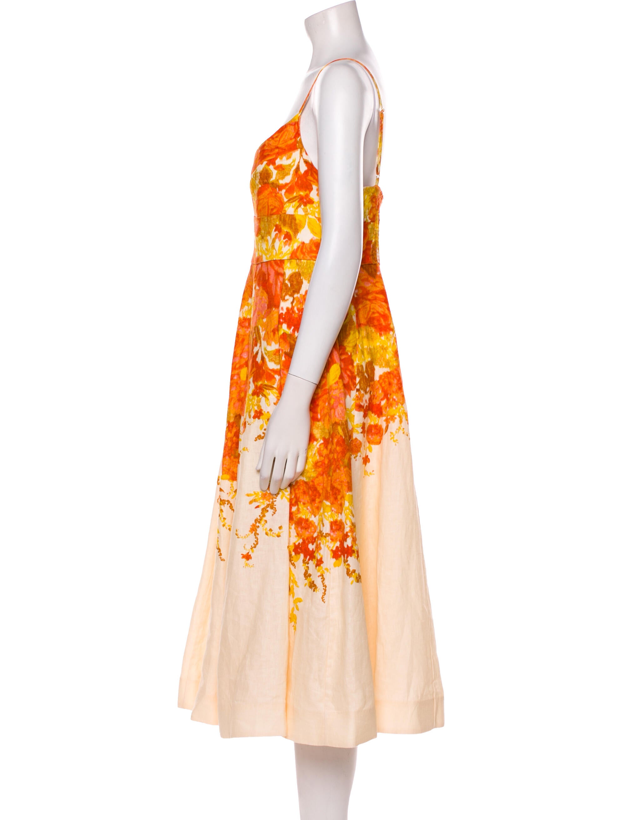 Zimmermann Linen Midi Length Dress