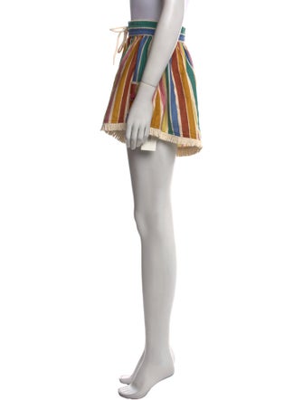 Zimmermann Striped Mini Shorts