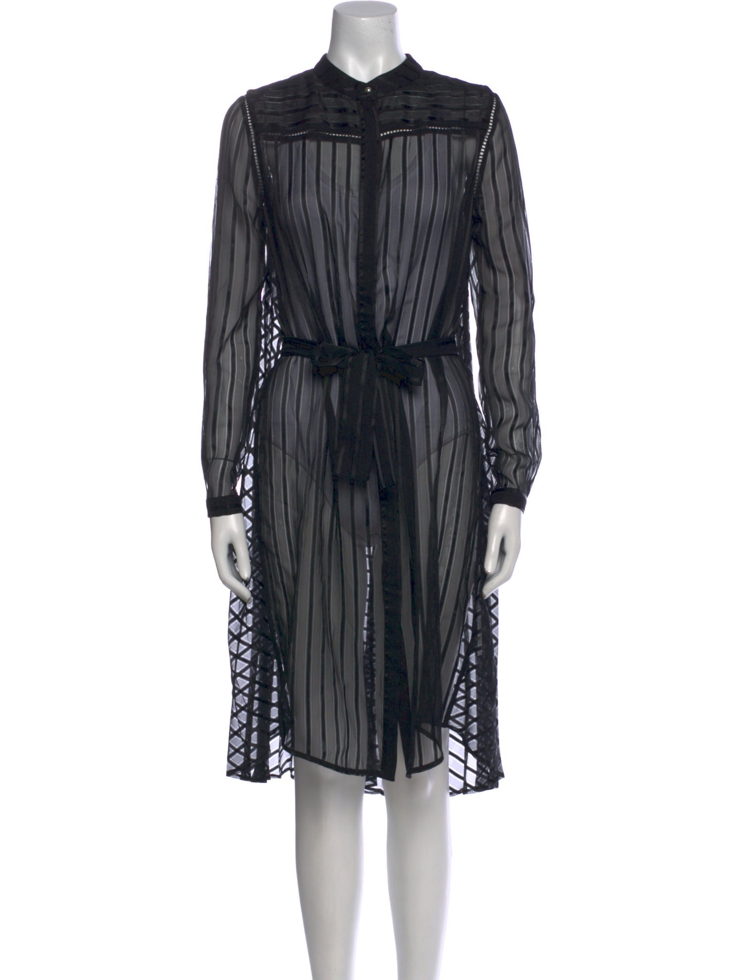 Zimmermann Mock Neck Midi Length Dress