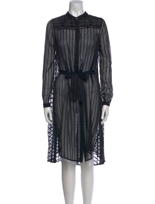 Zimmermann Mock Neck Midi Length Dress