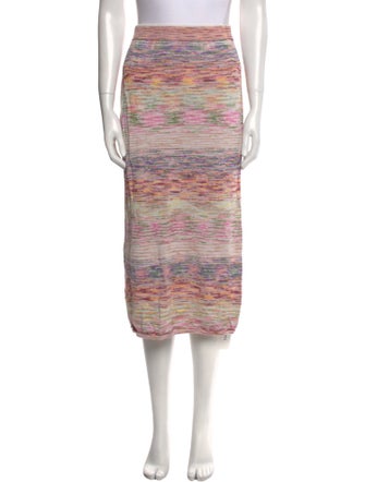 Zimmermann Striped Midi Length Skirt