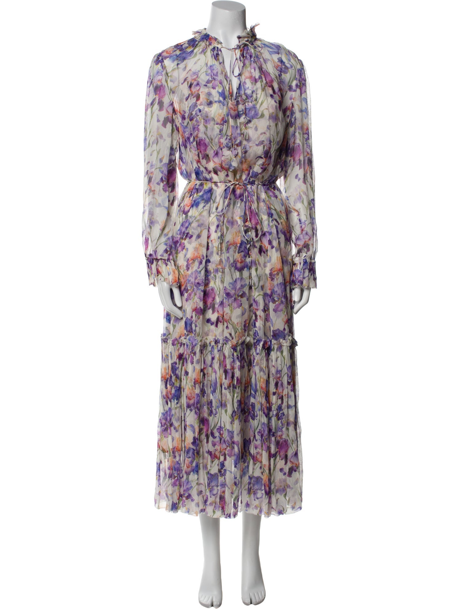 Zimmermann Floral Print Long Dress