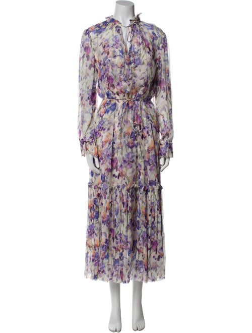 Zimmermann Floral Print Long Dress