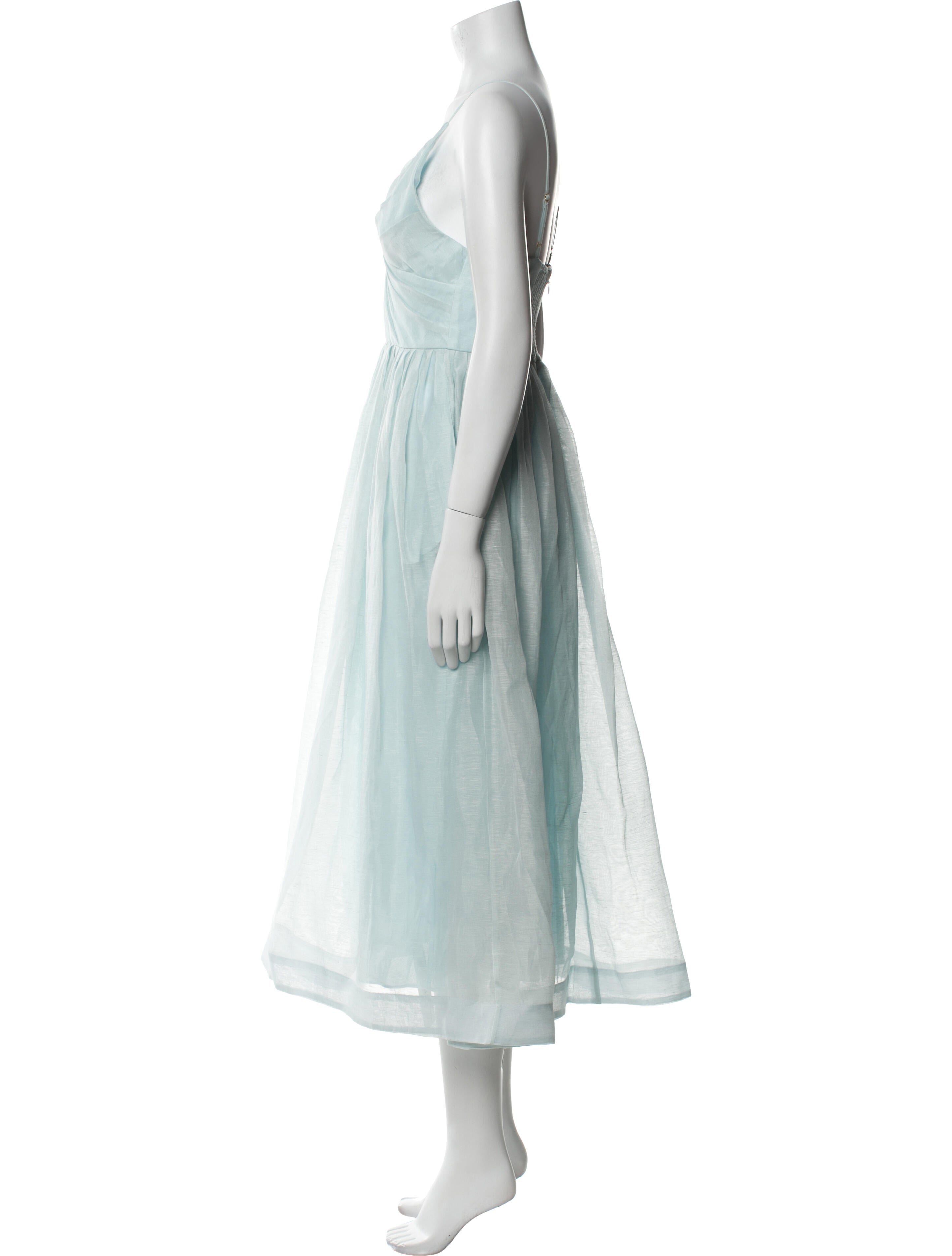 Zimmermann Linen Midi Length Dress