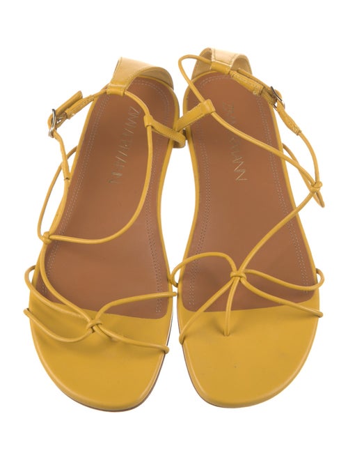 Zimmermann Leather T-Strap Sandals