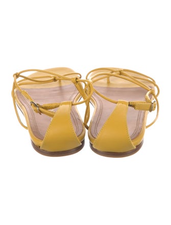 Zimmermann Leather T-Strap Sandals