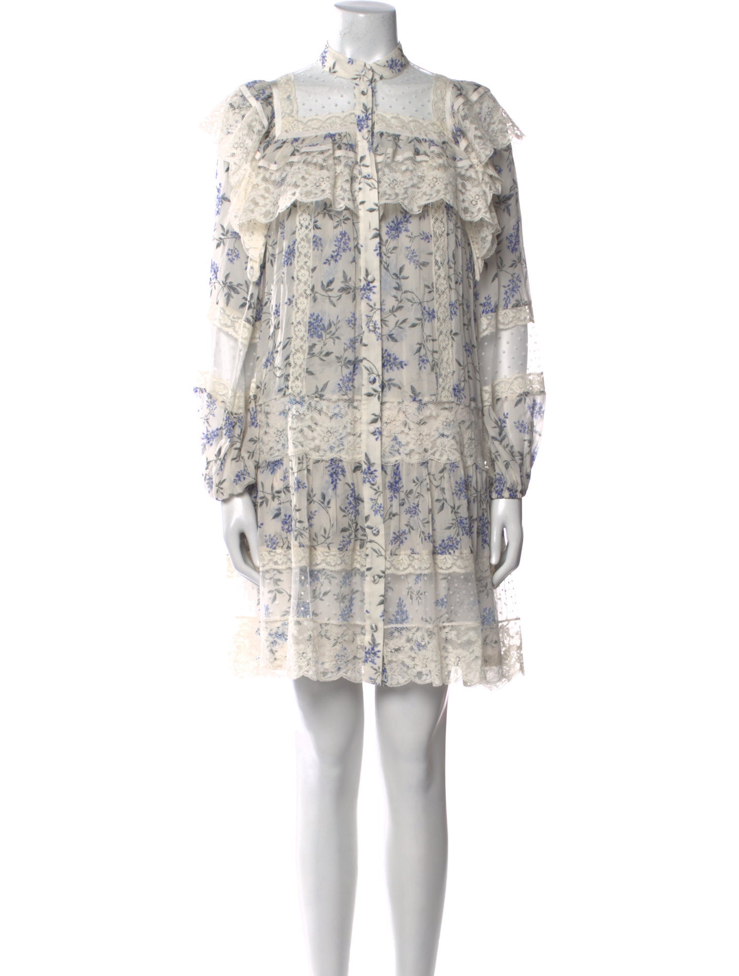 Zimmermann Floral Print Mini Dress