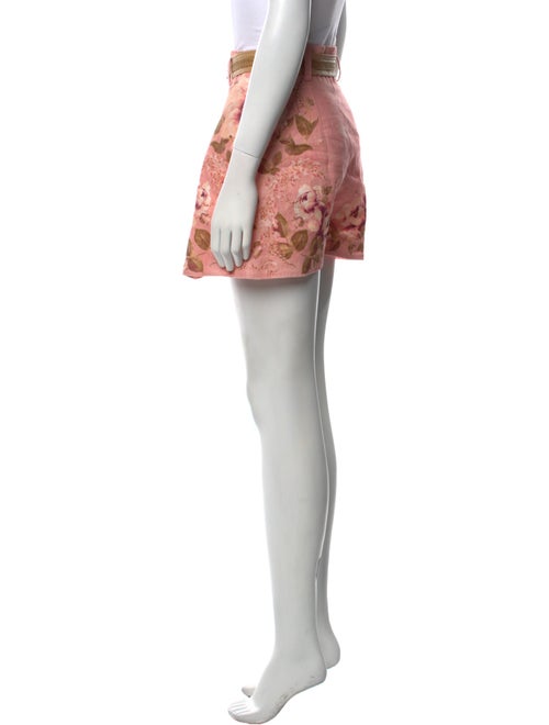 Zimmermann Linen Mini Shorts