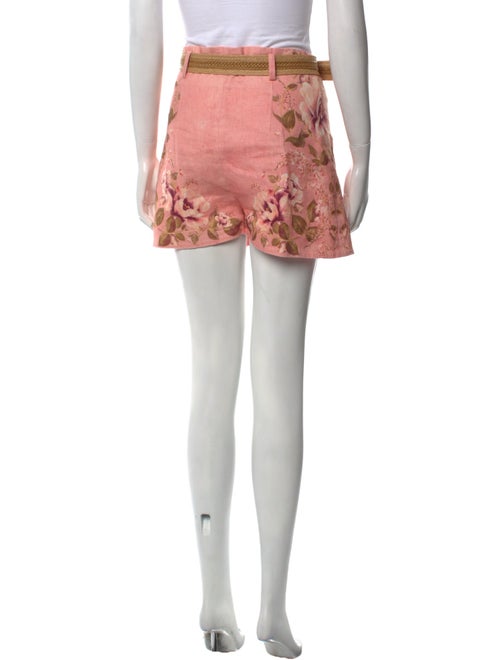Zimmermann Linen Mini Shorts
