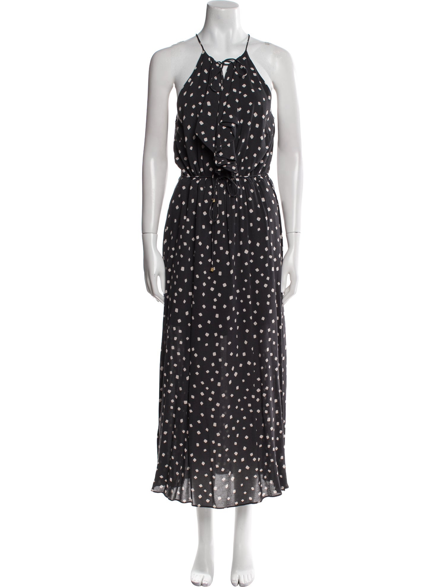 Zimmermann Polka Dot Print Long Dress