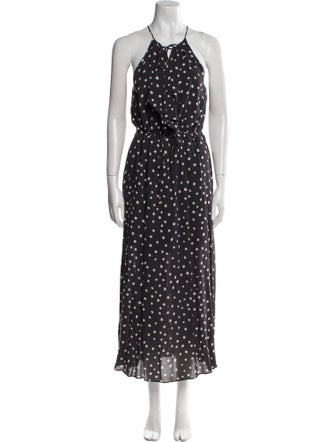 Zimmermann Polka Dot Print Long Dress