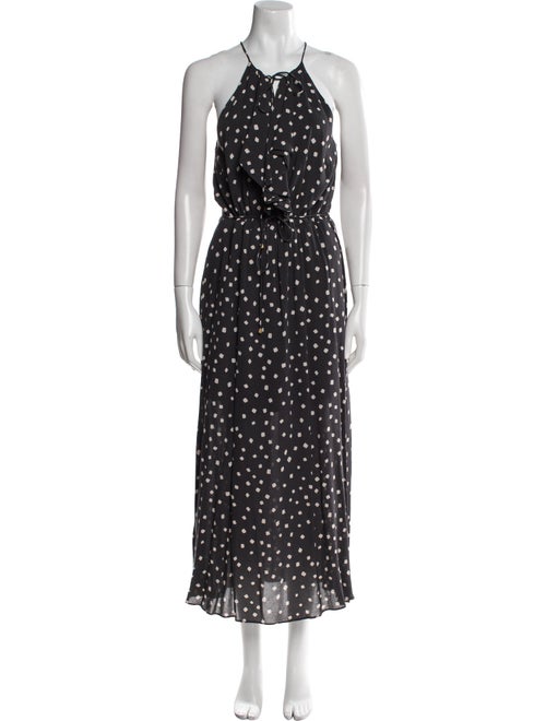 Zimmermann Polka Dot Print Long Dress