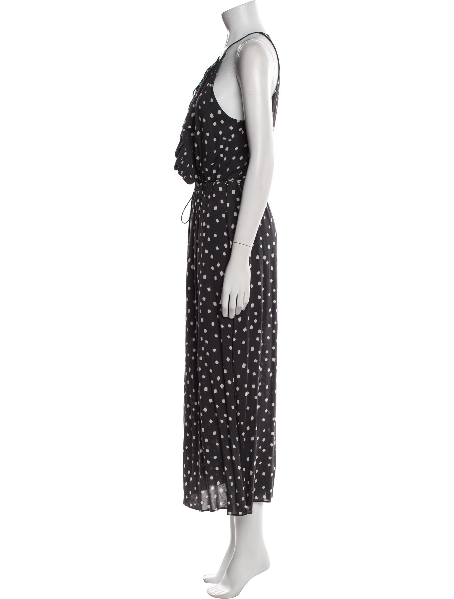 Zimmermann Polka Dot Print Long Dress