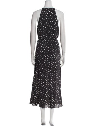 Zimmermann Polka Dot Print Long Dress
