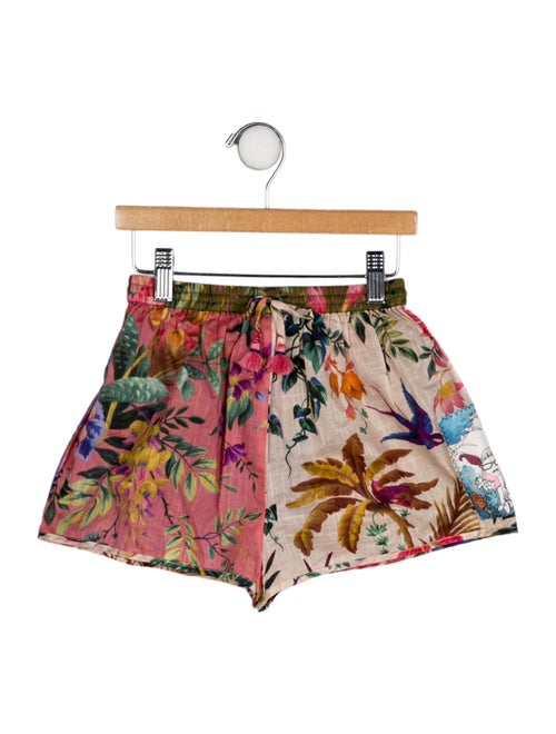 Zimmermann Printed Mini Shorts