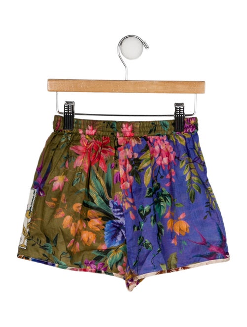 Zimmermann Printed Mini Shorts