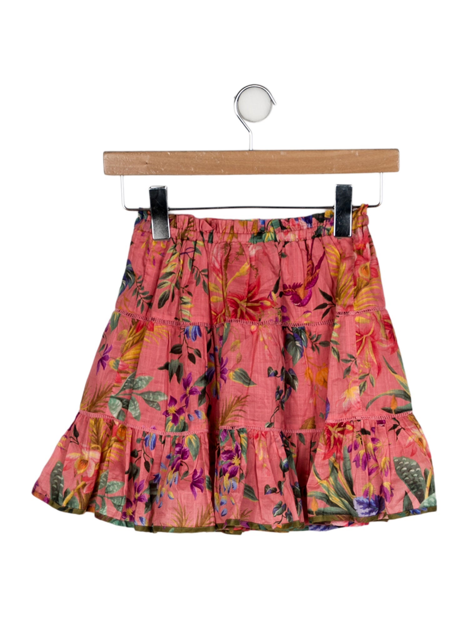 Zimmermann Floral Printed Mini Skirt