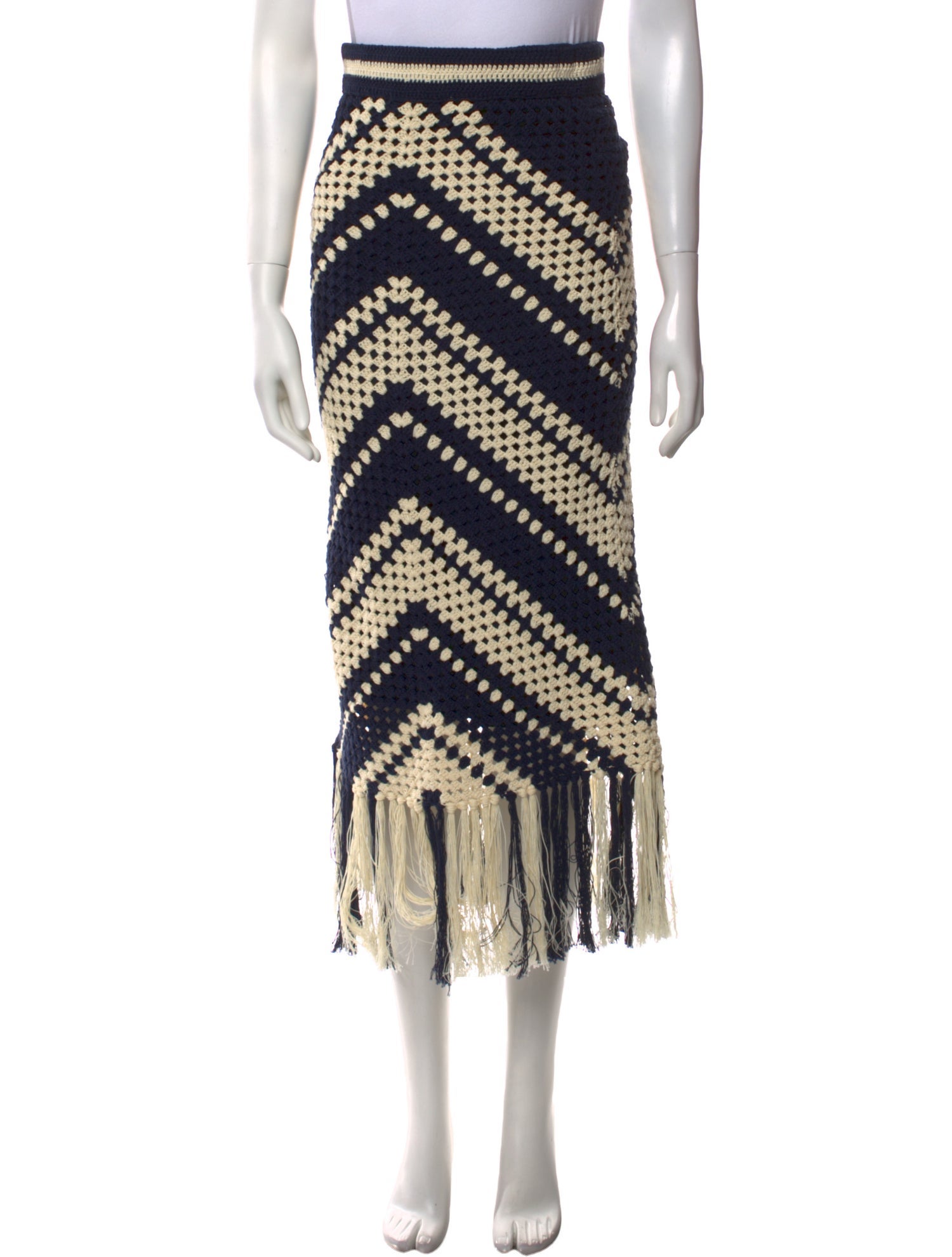 Zimmermann Printed Midi Length Skirt