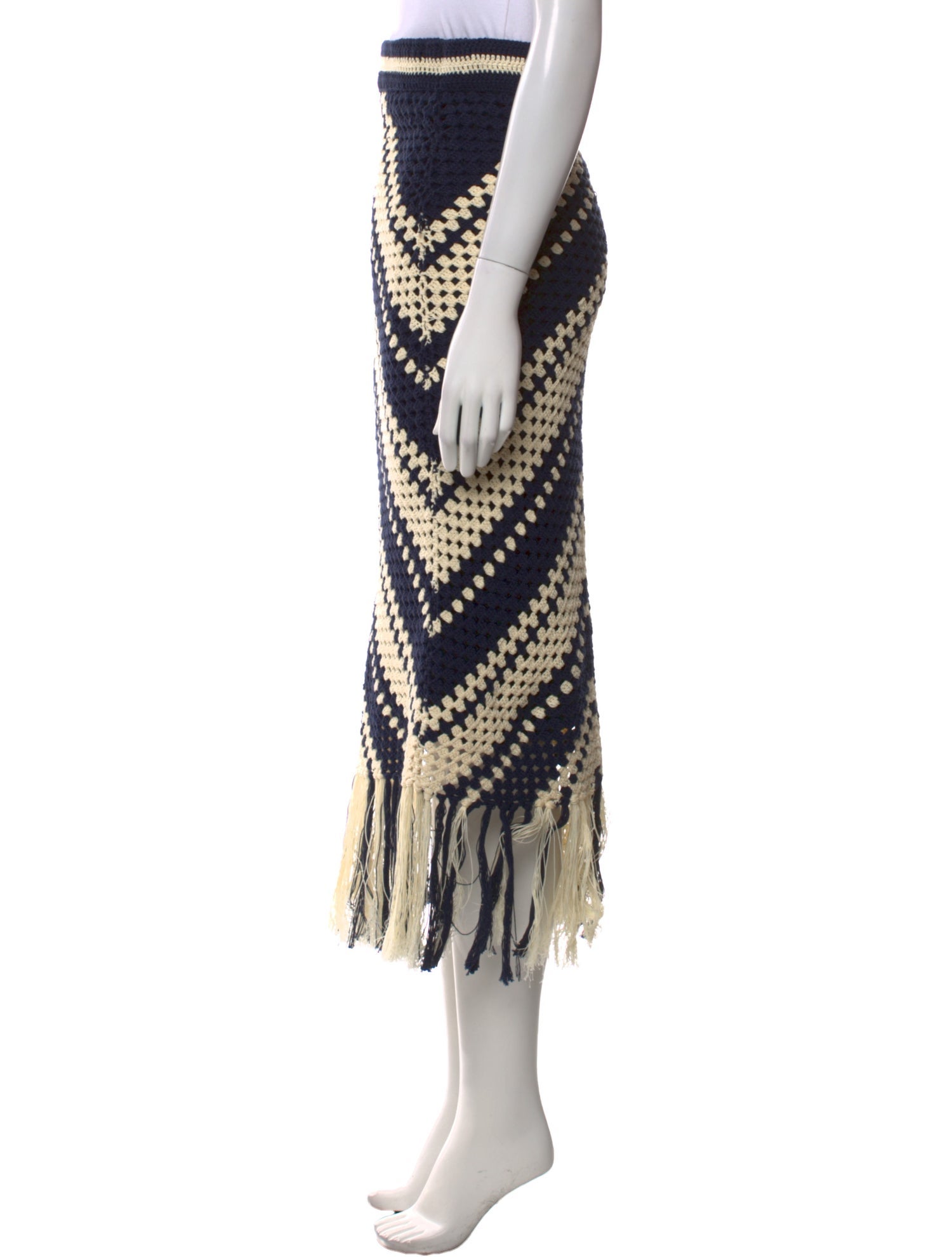 Zimmermann Printed Midi Length Skirt