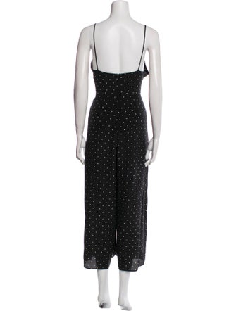 Zimmermann Silk Polka Dot Print Jumpsuit
