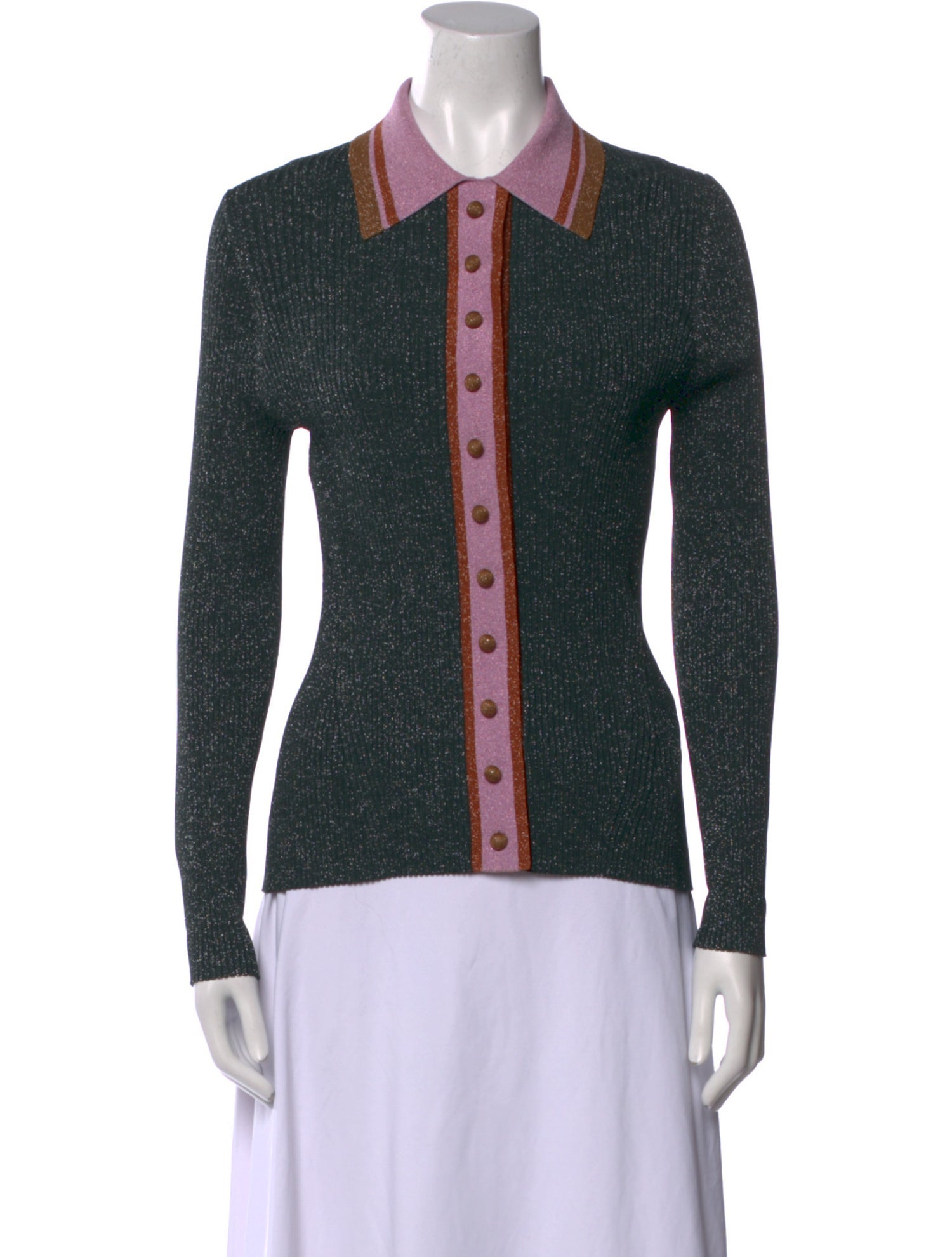 Zimmermann Printed Long Sleeve Polo