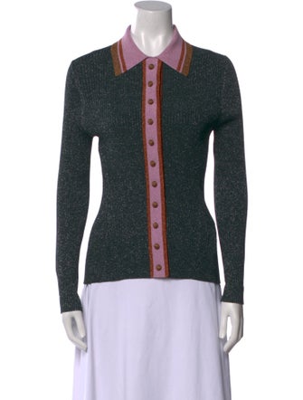 Zimmermann Printed Long Sleeve Polo