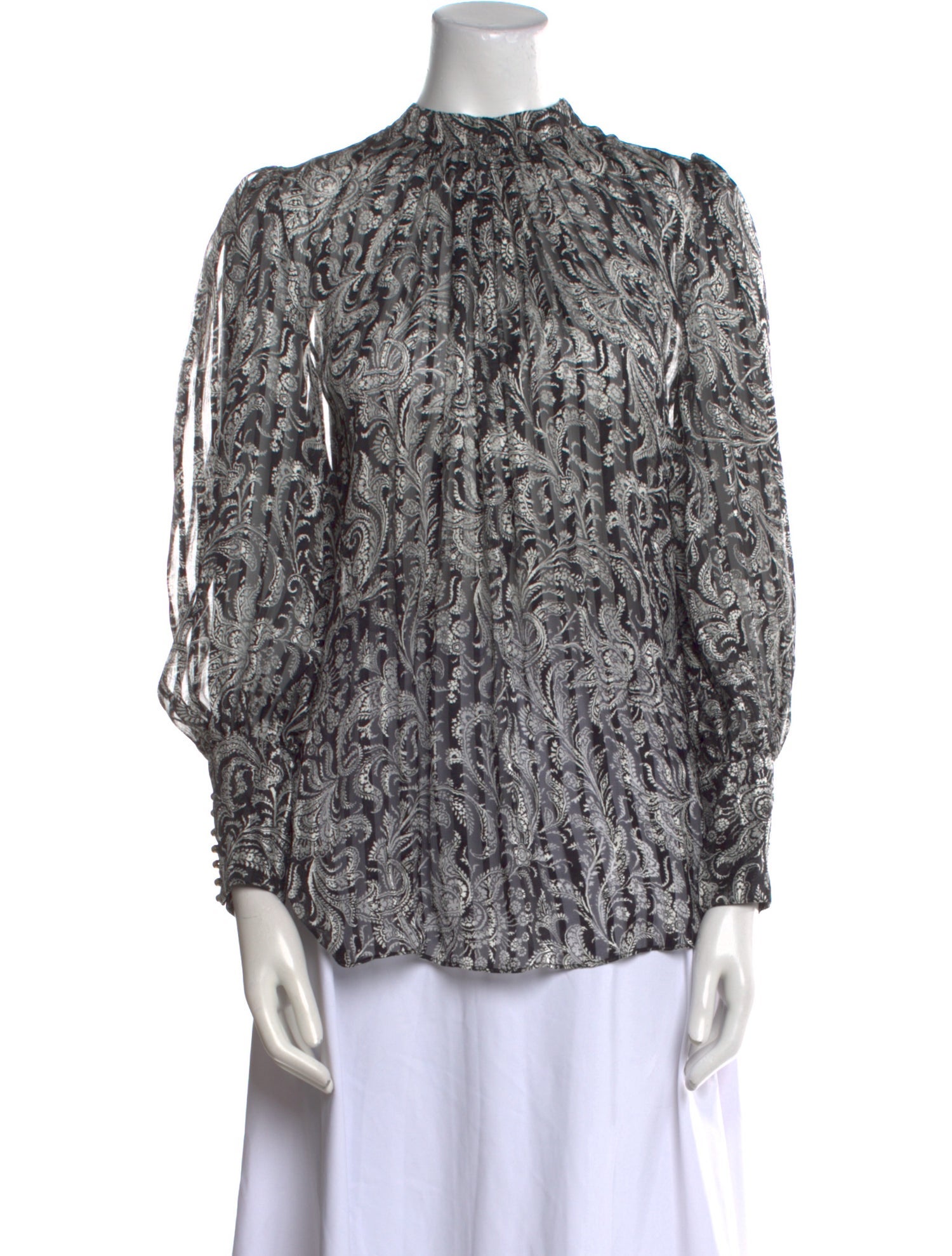 Zimmermann Silk Printed Blouse