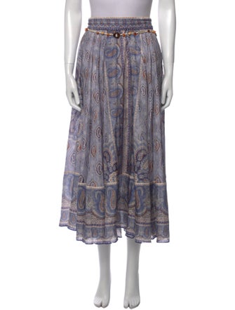 Zimmermann Silk Midi Length Skirt
