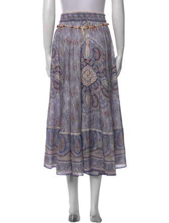 Zimmermann Silk Midi Length Skirt