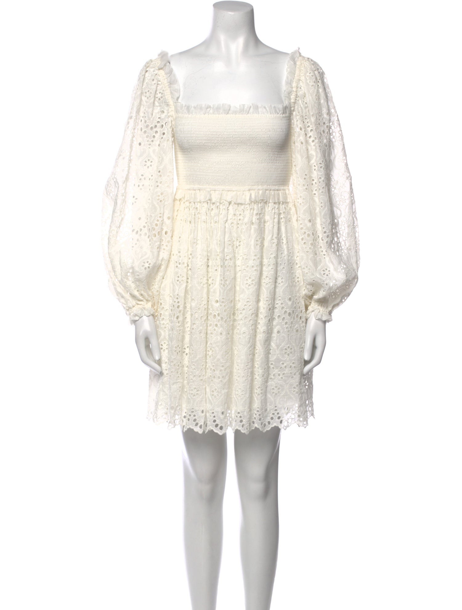 Zimmermann Square Neckline Mini Dress