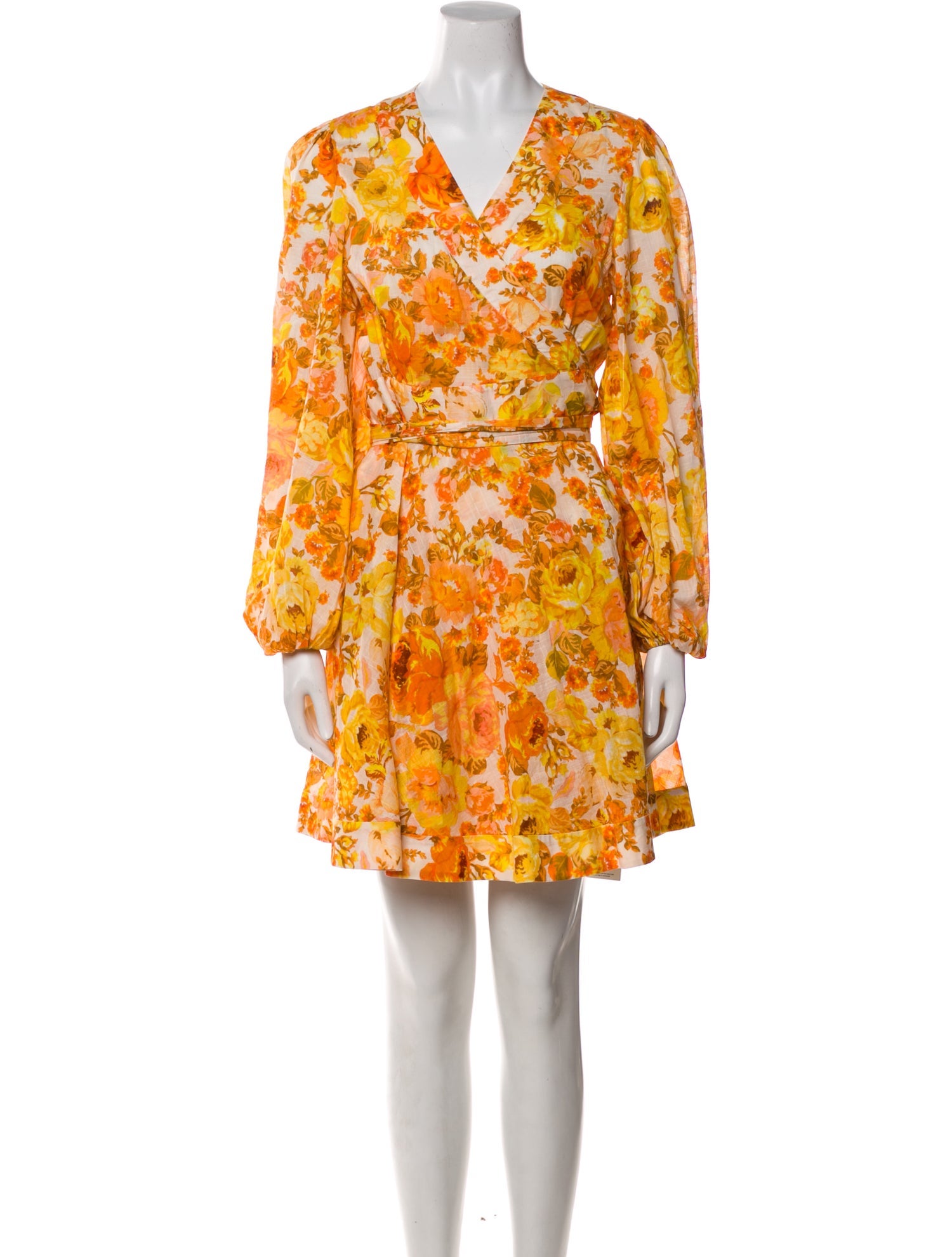 Zimmermann Floral Print Mini Dress