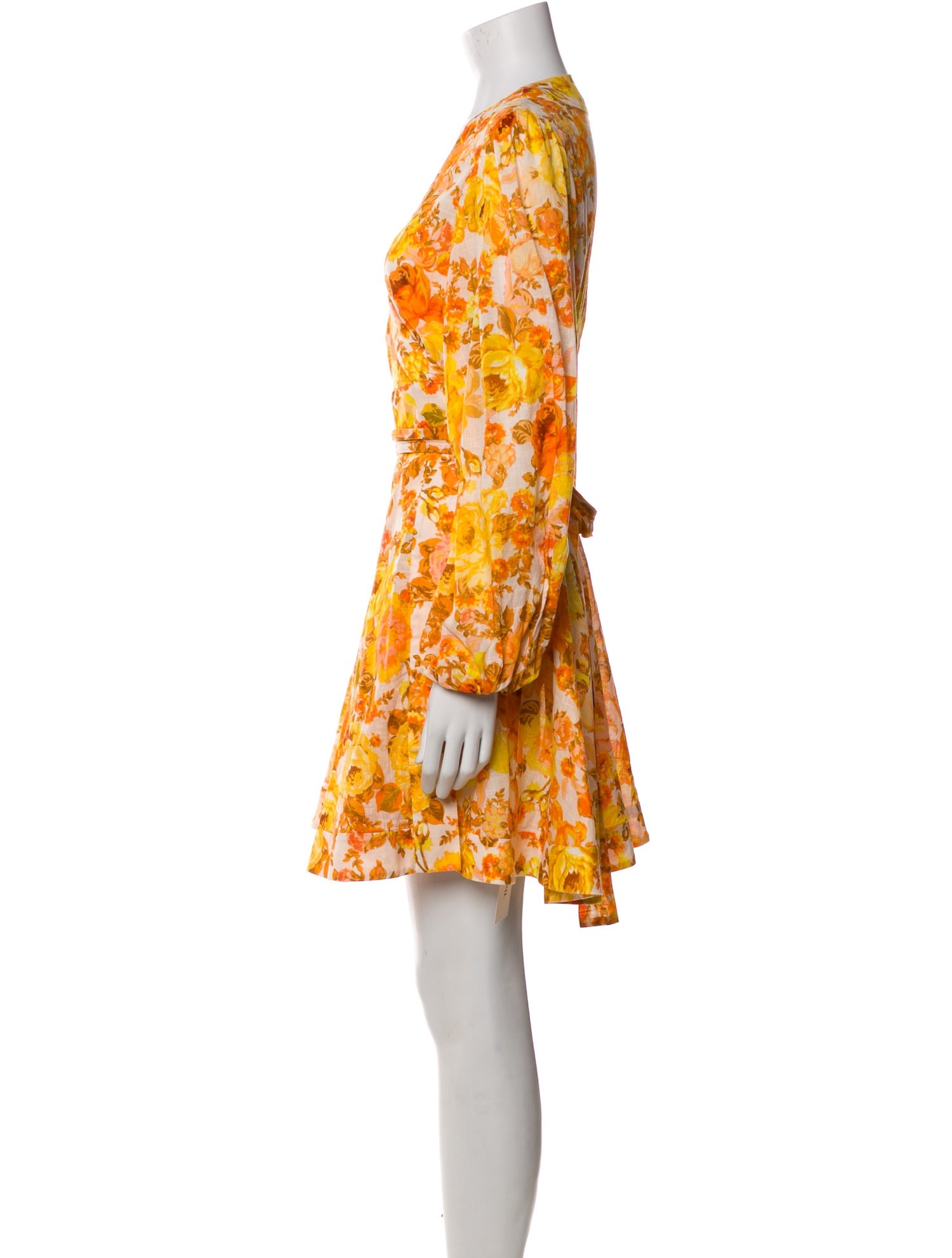 Zimmermann Floral Print Mini Dress