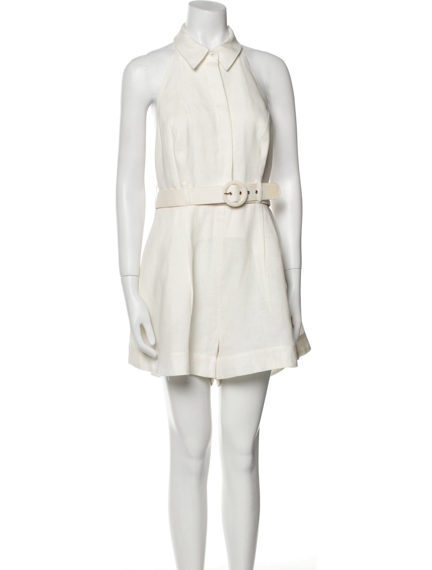 Zimmermann Linen Halterneck Romper