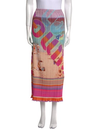 Zimmermann Striped Midi Length Skirt