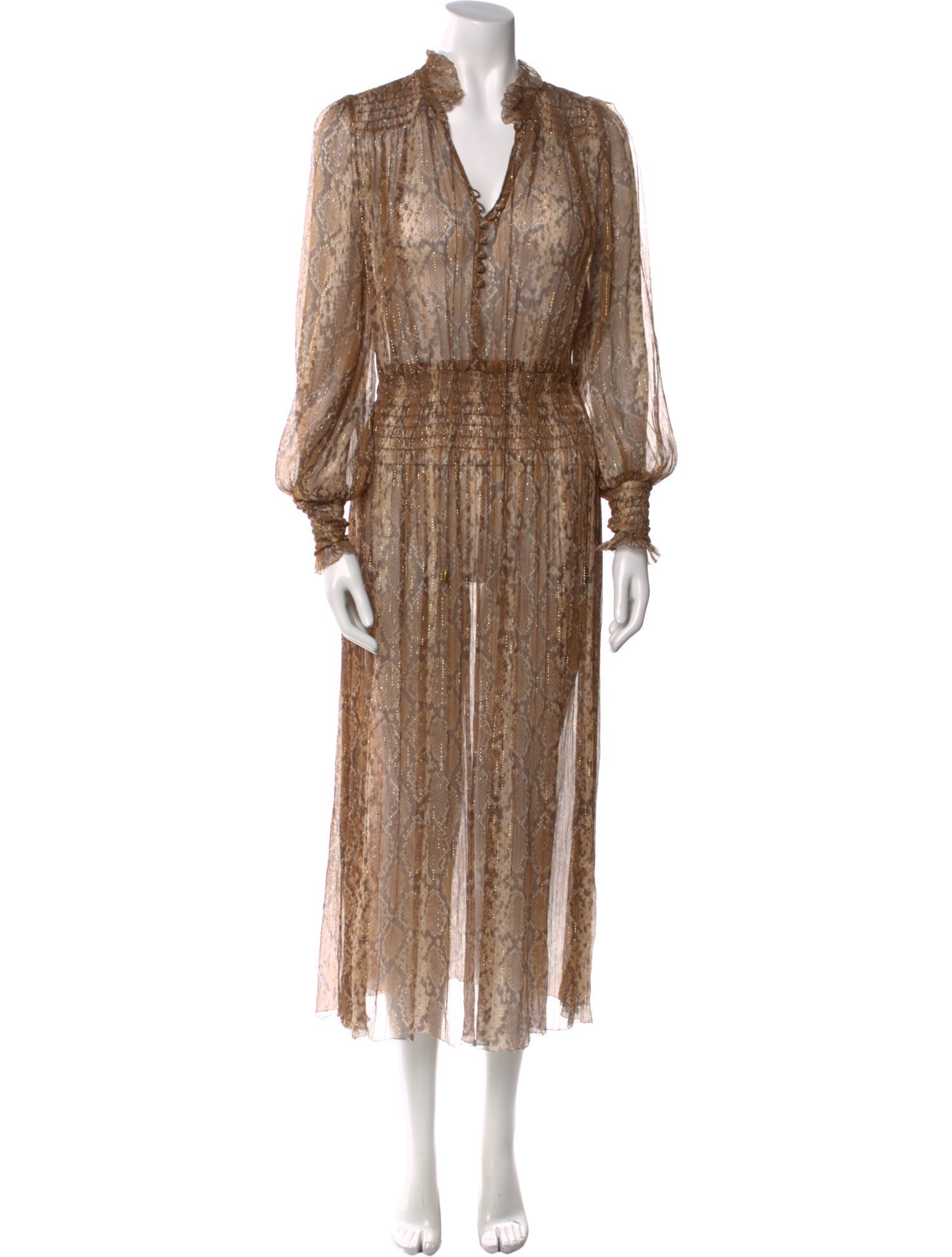 Zimmermann V-Neck Long Dress