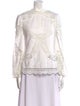 Zimmermann Linen Lace Pattern Blouse